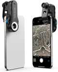 APEXEL 40x/80x/120x 3-in-1 Phone Micro Lens Phone Microscope Lens | With Universal Clip/CPL/16 LED/8 UV LED, Wheel Design, Pocket Portable Microscope for iPhone, Samsung & Android by Apexel