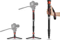 IFOOTAGE Monopod for Camera Cobra 3 A180T,71"/180cm Monopod with Feet | Walking Stick,CB3 Base Tripod,for Camera Photography,Travel,Payload up to 17.64 lbs/8 KG by IFOOTAGE