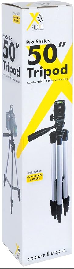 Xit XT50TRS 50-Inch Pro Series Tripod (Silver) - Image 8
