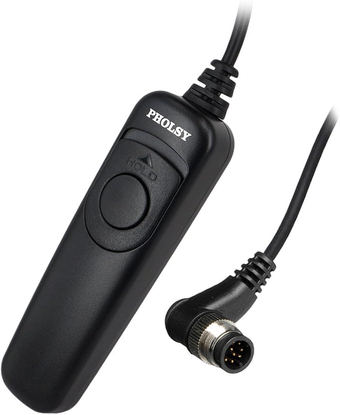 PHOLSY N8 Shutter Remote Control Cable Release Cord for Nikon | Compatible with Nikon Z8 Z9 D3 D4 D5 D6 D800 D850 D800E D810 D810A D700 D500 D300 D200 F6 F100F5 F90X F90 D1X D2H D3X by PHOLSY%C2%AE