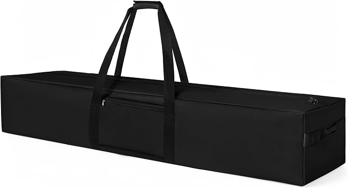 COOLBEBE 83" x 16" x 12" Extra Large Tent Storage Bag - 260L, Black | Heavy Duty Waterproof Duffle Bag for Tent Poles, Canopy, Hammock, Tripod, Fishing Gear, Sports Equipment & Outdoor Moving - Image 9