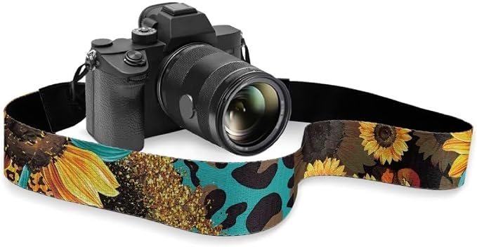 Coldinair Black Adjustable Camera Strap Universal Neck & Shoulder Soft Padded Strap for All DSLR Cameras,Binoculars by Coldinair