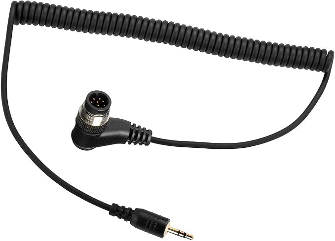 PHOLSY 2.5mm N8 Off-Camera Remote Cable for Compatible with Nikon | Compatible with Nikon Z8 Z9 D3 D4 D5 D6 D800 D850 D800E D810 D810A D700 D500 D300 D200 F6 F100F5 F90X F90 D1X D2H D3X by PHOLSY%C2%AE
