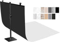 Yoocheese Photo Backdrop Kit, Double-Sided Paper Background with Stand, 22x34 Inch, 14 Colors, for Product Food Photography, Studio Tabletop Props by Yoocheese