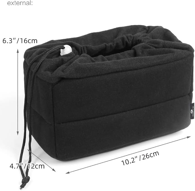 Koolertron Shockproof Camera Photo Bag for SLR TLR Camera Insert Partition Padded Case,Can be Put Directly Into the SLR Camera Bag With Freely Adjustable Compartment - Image 4