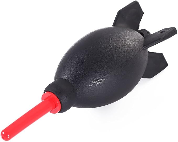 FocusFoto PRO 6.6 Inch Rubber Rocket Air Blower Duster Cleaner Dust Cleaning for DSLR Camera CCD Lens Keyboard Red - Image 4