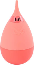 VSGO Camera Air Blower for Lens and Sensor Cleaning, Orange | One-Way Air Valve; Tumbler Base Keeps Nozzle Raised; Soft Silicone Body; Easy-Squeeze Design; Pocket-Friendly by VSGO
