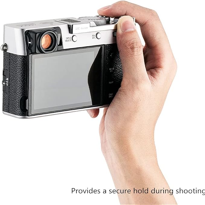 X100VI Metal Thumb Up Grip for Fujifilm X100VI XE4 XE3 X100V X100F - Silver | Aluminum Alloy X-E4 X-E3 X100T Thumb Rest Support, with Silicone Pad, Not Affected The Use of Thumb Wheel - Image 3