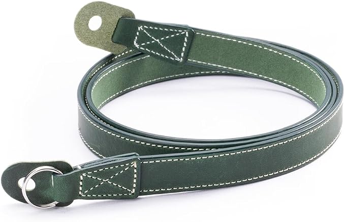 Vintage Minimalist Genuine Leather Camera Strap Crazy Horse Leather Shoulder Strap For DSLR For Fuji For Nikon For LEICA - Image 3