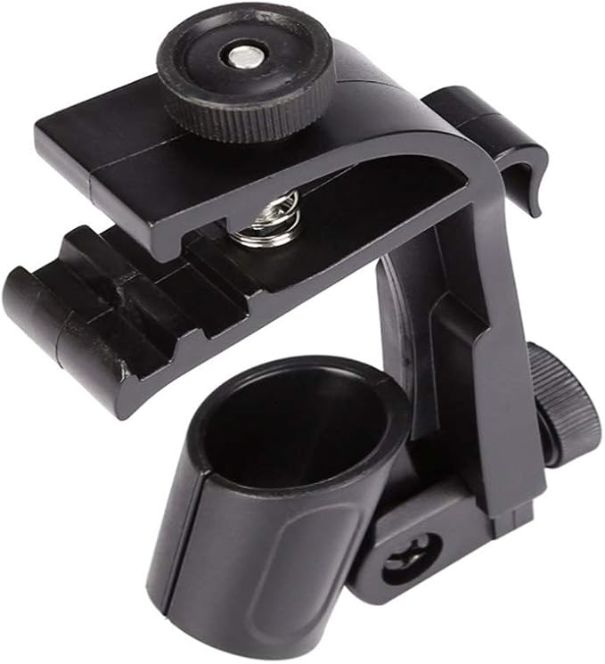 Adjustable Drum Rim Mic Clips, Microphone Mount Clamp (Pack of 2) | Rim-Mount Mic Clips Position Microphones Without a Floor Stand, Check Drum Rim and Microphone Fit Before Purchase - Image 7