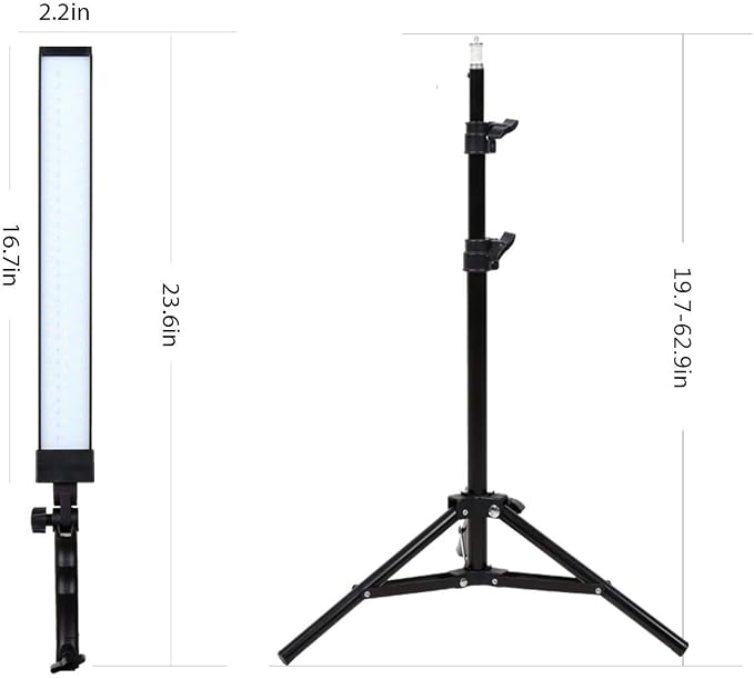 Photography Lighting, Handheld Wand LED Photo Studio Video Light | Adjustable Stick Kit with Stand Tripod and Bag for Photographic Video Fill Light, Live Streaming, Portrait, Product, Tattoo - Image 4