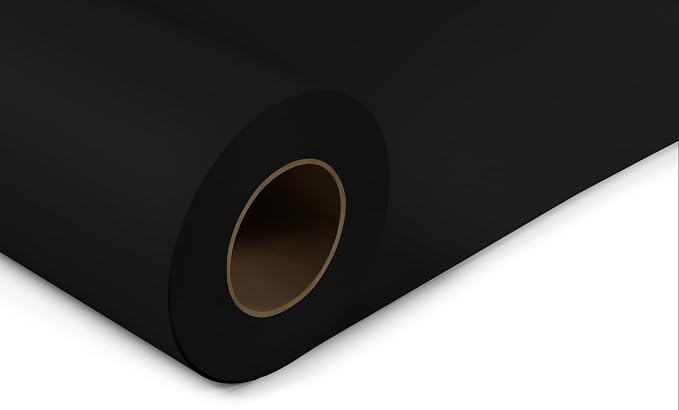 Denny Mfg Seamless Paper Backdrop for Photoshoot, Black, 53 in x 36 ft | Photography Backdrop, Matte Finish for Portraits, Product Photos and Video Shoots, with Free Roll Gaffer Tape (2 in x 13 ft) - Image 2