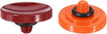 PATIKIL Camera Shutter Button, 2 Pack Soft Shutter Release Button Pure Copper Camera Button Concave, for Nikon for Fujifilm for Leica Dark Red/Orange by PATIKIL