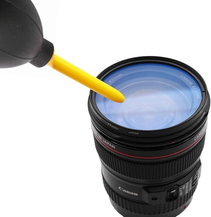 Dust Cleaner Strong Cleaning Air Blower for All DSLR Camera & Camcorders, Lens, LCD Screens, etc + Microfiber Cloth - Image 5