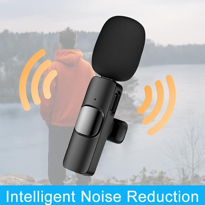 Wireless Microphone for iPhone 15 16，iPad, Android, Lavalier Microphone for Video Recording, Noise Reduction, Clip on Mini Mic for Tiktok, YouTube, Vlog, Podcast, ASMR - Image 8