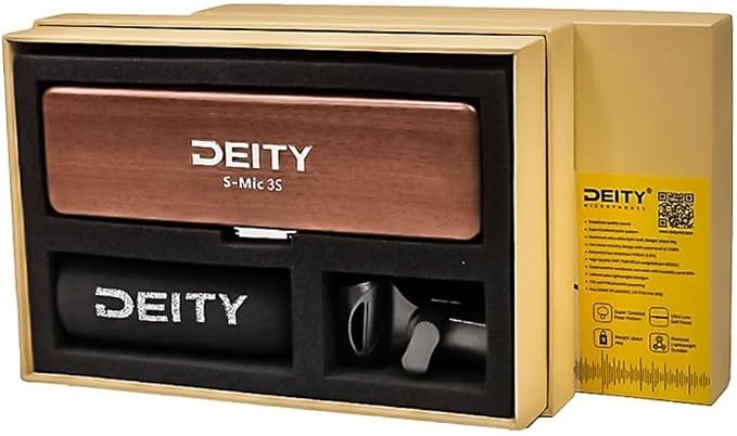 Deity S-Mic 3S Shotgun Microphone (Black) | Weather-Resistant Construction, Broadcast Sound Quality, Compact and Lightweight Design - Image 5