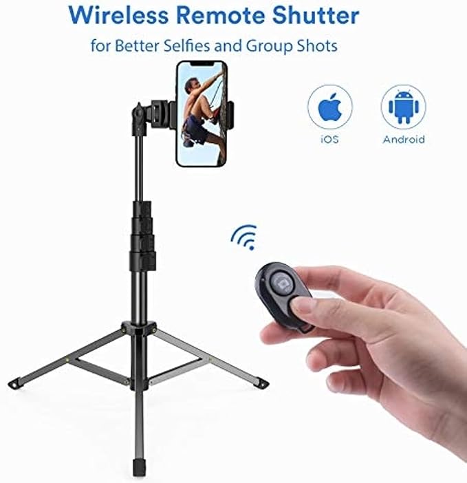 Wireless Tripod Selfie Stick Compatible with Samsung Galaxy S22 S23 S24 S25 Ultra Plus, A16 A35 - Monopod Remote Shutter Built-in Self-Portrait Extendable - Image 2