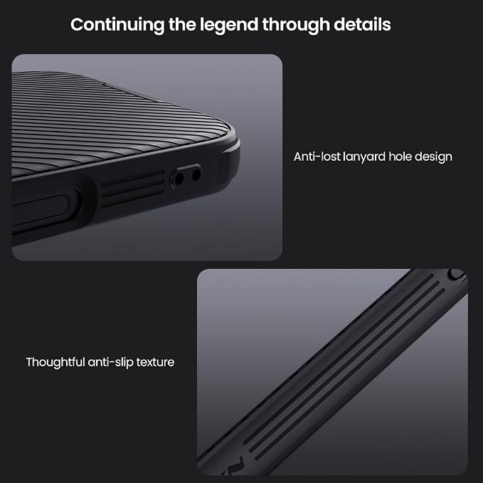 Mangix for iPhone 16 Case with Camera Cover,Slim Fit Thin Polycarbonate Protective Shockproof Cover with Slide Camera Cover, Upgraded Case for Phone 16 Black - Image 7