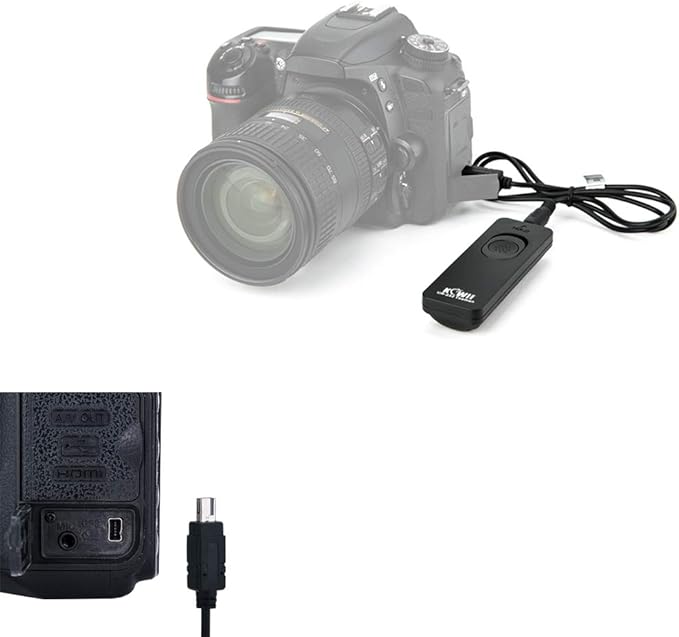 Kiwifotos MC-DC2 Remote Switch Shutter Release Cord for Nikon Z7 Z7II Z6 Z6II Z5 D750 D780 P1000 D7500 D7200 D5600 D5500 D5300 D5200 D5100 D5000 D3300 D3200 D7000 D7100 D610 D600 & More Nikon Camera | for Nikon D780 Z6III Z6II Z6 Z7 II P1000 D7200 D560... - Image 6