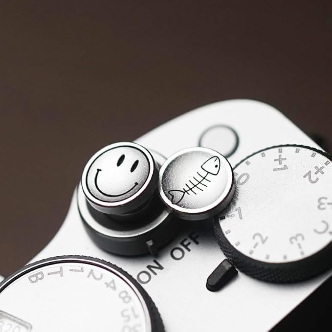 Camera Shutter Button Compatible with FUJIFILM X-T5 X-T4 X-T20 X-T30 X-T200 X-PRO2 ，,Soft Release Button for laica M9 (Two Sets) - Image 2