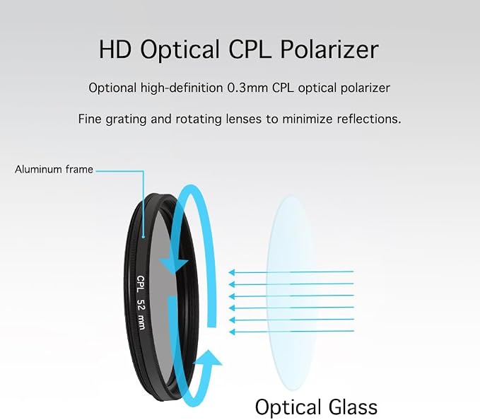 67mm Clip-On CPL Phone Camera Lens Filter, Polarizer Circular Filter, Ultra Slim Multi- Coated CPL Filter Compatible with iPhone 17/16/15/14/13 Samsung - Image 6