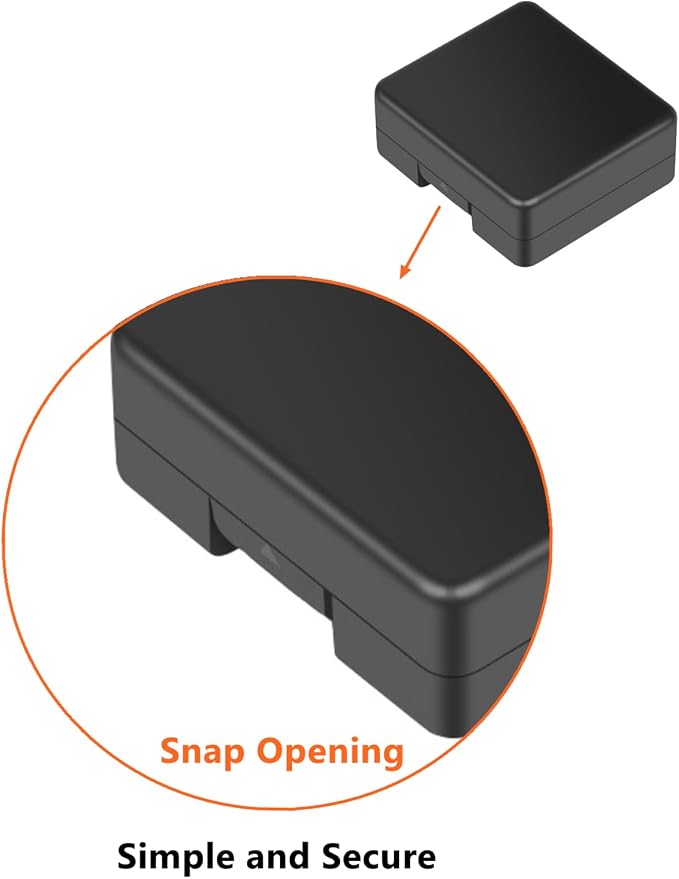 Pack of 5 Protective Storage Case Compatible with Battery of Gopro Hero 5/6/7/8/9/10/11/12/13 Black Cameras, Multifunctional Battery Case Organizer Boxes with Memory Card Slot - Image 5