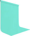 Turquoise Photography Backdrop for Photoshoot, Fabric 10x20ft | Polyester Studio Photo Backgrounds, Non Reflective, Easy to Hang, for Portrait Shoot, Product, Party Decor, Video Creation by LYLYCTY