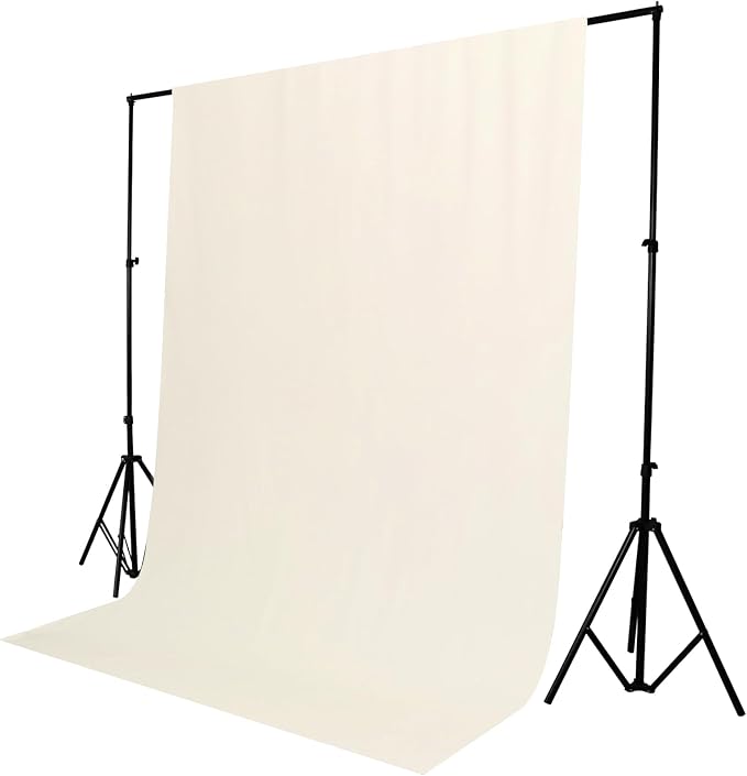 TRLYC White Photography Backdrops 10x10 FT Seamless Background for Studio | White Backdrop for Photoshoot Video Backgrounds Screen Party Wrinkle-free Polyester Non-Glare Rod Pocket Easy Setup - Image 5