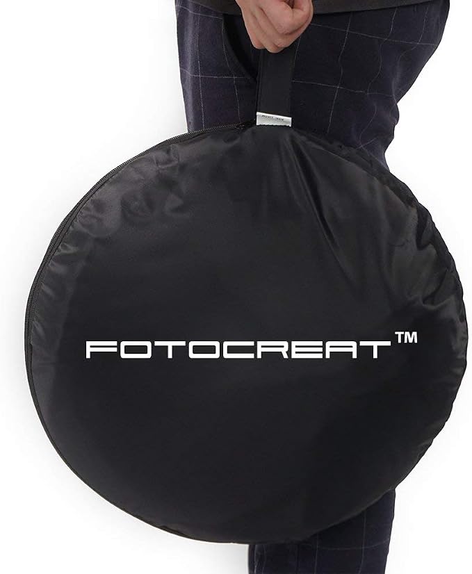 5x6.5ft Double-Sided Pop Up Backdrop, Matte Black & White Wrinkle-Resistant Collapsible Background with Carry Bag, Portable Reflector for Photography, Live Streaming, Video Calls, Headshots - Image 4