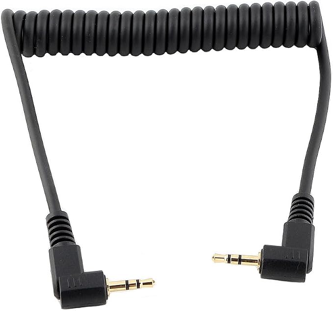 2.5mm to K1 Camera Shutter Release Cable Remote Control Cord for PENTAX | Wired Spring Coiled Remote Control Connect Cord for 645Z 645D K1 K3 K5 K5 II K30 K50 K500 K7 & more, Stable transmission by Keabroir
