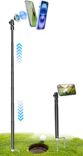 Golf Monopod Selfie Stick with Magnetic Phone Holder Mount - 57" Metal Pole Golf Phone Holder for Record Swing, Putting, Golf Training Aid, Tripod for iPhone 16 15 Compatible with Magsafe by Kolasels