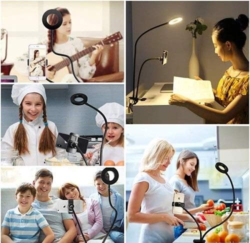 Webcam Light Stand for Live Stream, Selfie Ring Light with Webcam Mount for Logitech C925e, C922x, C930e,C922,C930,C920,C615,Brio 4K - Image 5