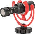 Rode VideoMicro Compact On-Camera Microphone with Rycote Lyre Shock Mount, Auxiliary, Black by R%C3%98DE