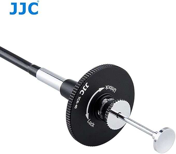 JJC 40cm Black Mechanical Cable Shutter Threaded Release with Bulb-Lock for Fujifilm X10 X20 X30 X100s X100t X-Pro1 X-Pro2 X-E1 X-E2, Leica M6 M7 M8, Nikon Df F4 FM2 F3 FE FM3a F80 - Image 5
