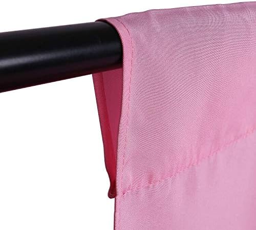 GFCC Pink Backdrop Photography Background - 10ftx10ft Pink Photo Backdrop for Photoshoot Photography Background Screen Video Recording Curtain | Non-Reflective, Polyester Curtain, Easy Hang, Multipurpose Screen for Studio Photo Booth, Video Recording, ... - Image 3