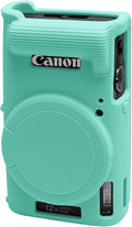 Easy Hood Case for Canon ELPH 360/IXUS 285 HS/IXY 650 Camera,Tiffany Blue | With Removable Lens Cover,Soft Silicone Protective Case,Anti-Scratch,Dustproof,Shockproof,Enhanced Grip,Camera Accessories by EasyHood