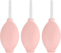 PATIKIL Soft Tip Air Blower Dust Blaster, 3 Pcs Rubber Bulb Air Pump Dust Blower Cleaner Cameras Lens Cleaning Tool with Long Nozzle for Camera Lens Computer Keyboard, Pink/White by PATIKIL