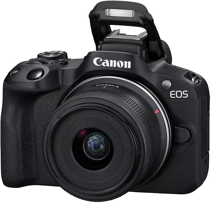 Canon EOS R50 Mirrorless Camera (Black) with RF-S 18-45mm F4.5-6.3 is STM Lens 5811C012 Bundle with Double Battery, Memory Card, Deluxe Case and Mini Tripod & Accessories - Image 8
