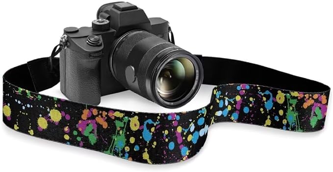 Coldinair Black Adjustable Camera Strap Universal Neck & Shoulder Soft Padded Strap for All DSLR Cameras,Binoculars by Coldinair