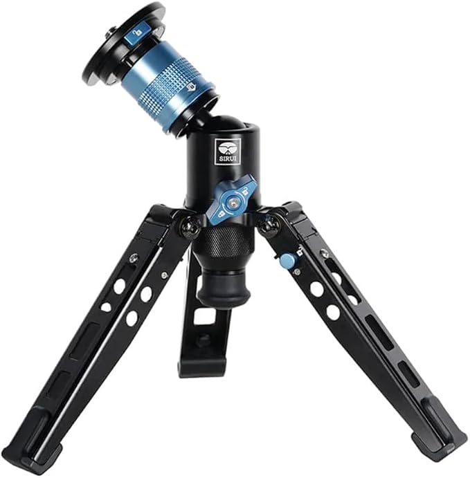 SIRUI P-325FL Carbon Fiber Monopod with Feet, 67" Professional Lightweight Travel Monopod for Camera, Max Load 22lbs, 360° Panorama, 5-Section, Quick Release Plate | 67' Professional Lightweight Travel for Camera, 360° Panorama, Max Load 22lbs, 5-Secti... - Image 4