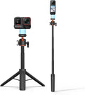 Tripod for Insta360 X5 ACE Pro 2 X6, 21” Selfie Stick Quick Release Extension Rod Mini Table Desk Portable Handle Grip Stand with Cold Shoe for Insta 360 X5 X6 X4 Air, ACE Pro 2 Accessories by BRDRC
