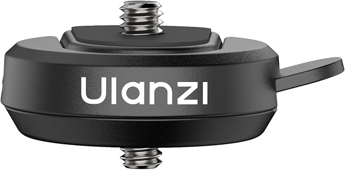 ULANZI CK01 Cka Quick Release Base Set Camera Accessories, Quick Setup Kit | with 1/4'' Screw for GoPro DJI Insta360 AKASO Action Cameras, Small Camera and Lights Super-Quick Switching - Image 8