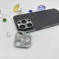 2 Pack Glitter Camera Lens Cover Protector Compatible with iPhone 13 Pro/iPhone 13 Pro Max Metal Bling Diamond Camera Lens Cover Sticker Protector (Black) by GSRYPC