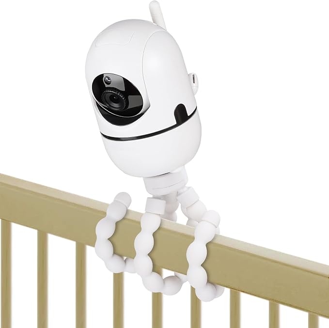 Tripod Baby Monitor Mount for HelloBaby HB65/HB40/HB6550/ HB6560/ HB6240/ HB6148/HB66/HB6339, ANMEATE 549/SM935E, Flexible Baby Camera Mount Attach Your Camera Wherever You Want (Camera NOT Include) by wochel