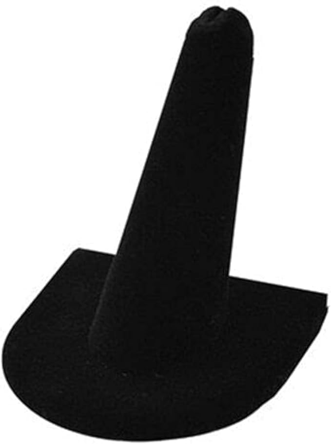 Grab Sale Black Velvet Jewelry Holder Finger Ring Display Stand 2" x 2" x 2" Inches by Grab