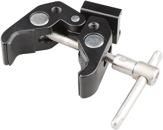 CAMVATE Super Clamp with Cold Shoe Mount for Camera Flash Light Accessorie - Image 5