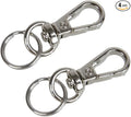 Foto&Tech Small Quick Release Adapter Clip for Camera with Round Lugs for Camera Strap, 33lb Breaking Force (1 Set, Silver) by FOTO%26TECH