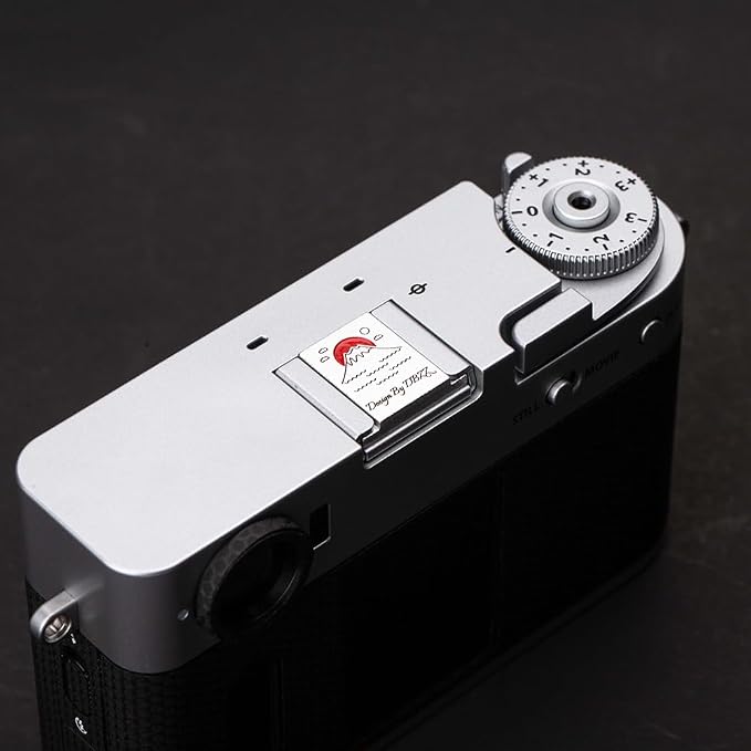 Camera Hot Shoe Cover/Shutter Button, Soft Release Button,Suitable for FUJIFILM XT5 XT4 XT3 XT30 XT20 X100V X100F XT100 X-E3 X-PRO2 X-PRO3 (Mountains and sea-Hot Shoe Cover) - Image 6