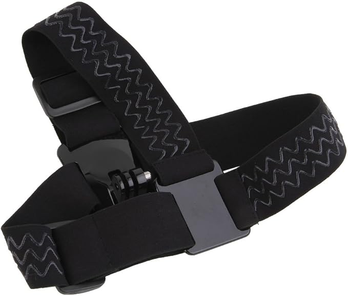 Action Camera Head Mount Strap Compatible with Gopro DJI Osmo | Compatible with Go pro Hero 13 12 11 10 9 8 AKASO EK7000 Brave 4 Brave 7LE ODDV Hiicam Icefox WOLFANG, Wearing Head Belt - Image 4