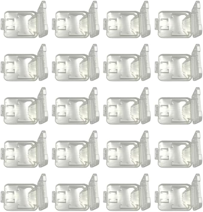 Garneck 20 pcs Card Cases Plastic Transparent Memory Card Storage Case Holder for and T-Flash Cards Clear Lightweight Portable Organizer for Camera and Computer Accessories - Image 8